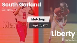 Matchup: South Garland High vs. Liberty  2017