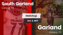 Matchup: South Garland High vs. Garland  2017