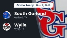Recap: South Garland  vs. Wylie  2018