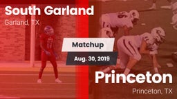 Matchup: South Garland High vs. Princeton  2019