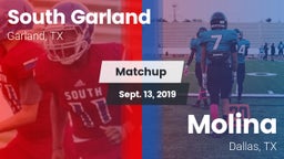 Matchup: South Garland High vs. Molina  2019