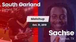 Matchup: South Garland High vs. Sachse  2019