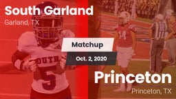 Matchup: South Garland High vs. Princeton  2020