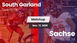 Matchup: South Garland High vs. Sachse  2020