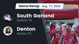 Recap: South Garland  vs. Denton  2023