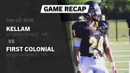 Recap: Kellam  vs. First Colonial  2016