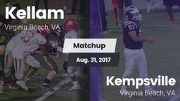 Matchup: Kellam  vs. Kempsville  2017