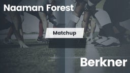 Matchup: Naaman Forest High vs. Berkner  2016