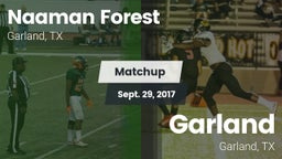 Matchup: Naaman Forest High vs. Garland  2017