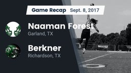 Recap: Naaman Forest  vs. Berkner  2017