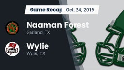 Recap: Naaman Forest  vs. Wylie  2019