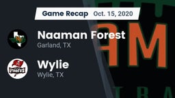 Recap: Naaman Forest  vs. Wylie  2020