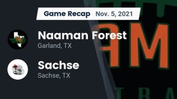 Recap: Naaman Forest  vs. Sachse  2021