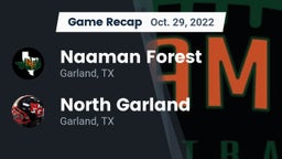 Recap: Naaman Forest  vs. North Garland  2022