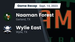 Recap: Naaman Forest  vs. Wylie East  2023