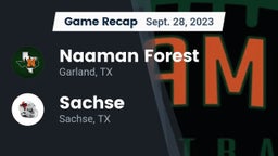 Recap: Naaman Forest  vs. Sachse  2023