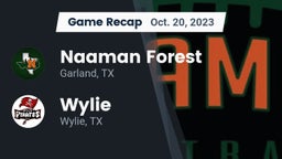 Recap: Naaman Forest  vs. Wylie  2023