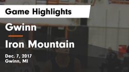 Gwinn  vs Iron Mountain  Game Highlights - Dec. 7, 2017