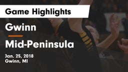 Gwinn  vs Mid-Peninsula  Game Highlights - Jan. 25, 2018