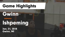 Gwinn  vs Ishpeming  Game Highlights - Jan. 31, 2018