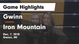 Gwinn  vs Iron Mountain  Game Highlights - Dec. 7, 2018