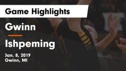Gwinn  vs Ishpeming Game Highlights - Jan. 8, 2019