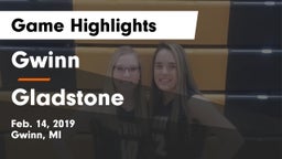 Gwinn  vs Gladstone Game Highlights - Feb. 14, 2019
