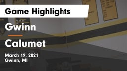 Gwinn  vs Calumet  Game Highlights - March 19, 2021