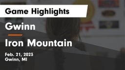 Gwinn  vs Iron Mountain  Game Highlights - Feb. 21, 2023