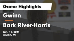 Gwinn  vs Bark River-Harris  Game Highlights - Jan. 11, 2024