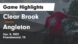 Clear Brook  vs Angleton  Game Highlights - Jan. 8, 2022