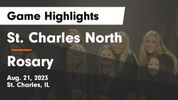 St. Charles North  vs Rosary  Game Highlights - Aug. 21, 2023