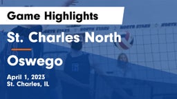 St. Charles North  vs Oswego Game Highlights - April 1, 2023