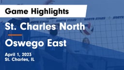 St. Charles North  vs Oswego East Game Highlights - April 1, 2023