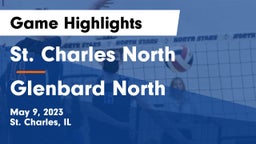 St. Charles North  vs Glenbard North Game Highlights - May 9, 2023