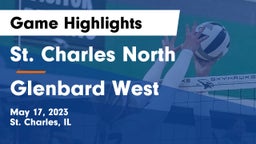 St. Charles North  vs Glenbard West Game Highlights - May 17, 2023