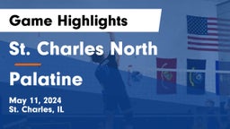 St. Charles North  vs Palatine Game Highlights - May 11, 2024
