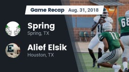 Recap: Spring  vs. Alief Elsik  2018