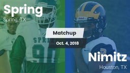Matchup: Spring Highs vs. Nimitz  2018