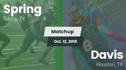 Matchup: Spring Highs vs. Davis  2018