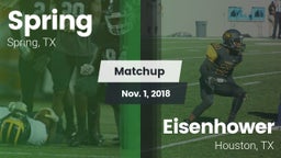 Matchup: Spring Highs vs. Eisenhower  2018