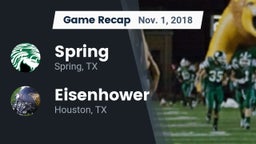 Recap: Spring  vs. Eisenhower  2018