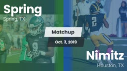 Matchup: Spring Highs vs. Nimitz  2019