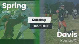 Matchup: Spring Highs vs. Davis  2019