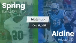 Matchup: Spring Highs vs. Aldine  2019