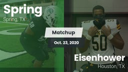 Matchup: Spring Highs vs. Eisenhower  2020