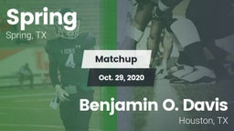 Matchup: Spring Highs vs. Benjamin O. Davis  2020