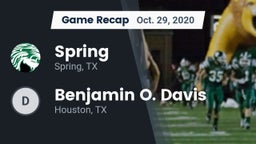 Recap: Spring  vs. Benjamin O. Davis  2020