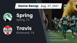 Recap: Spring  vs. Travis  2021