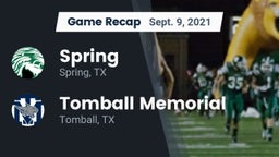Recap: Spring  vs. Tomball Memorial  2021